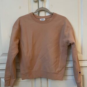 Pink Champion long sleeve casual sweatshirt size small